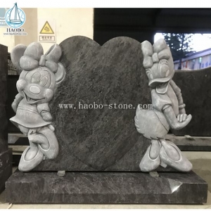 Children Tombstone with Cartoon Carving HAOBO-STONE