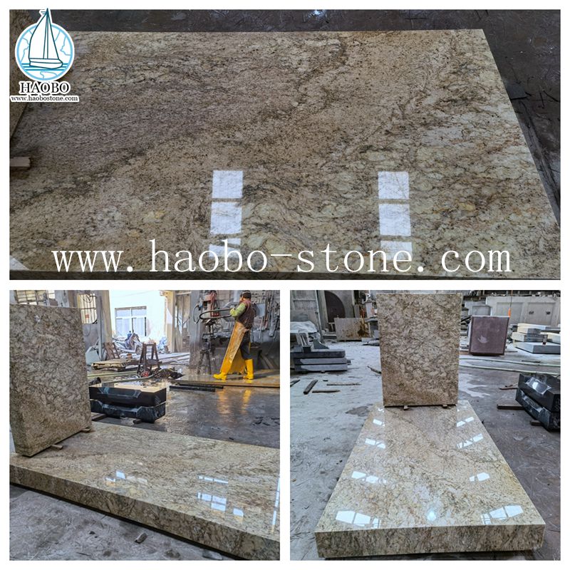 Haobo Stone New Material Romantic Gold Granite.